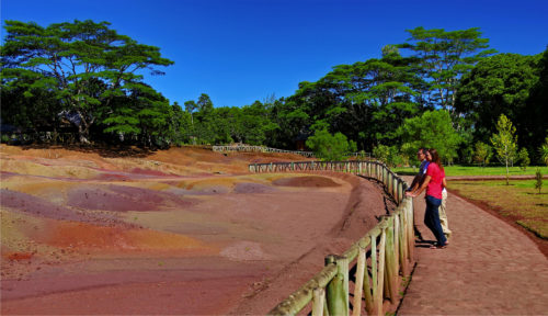 Chamarel Experience: coloured earths