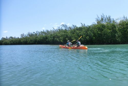 Kayaking in Mauritius